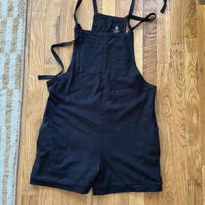 Short Overalls Romper 100% Cotton Pockets